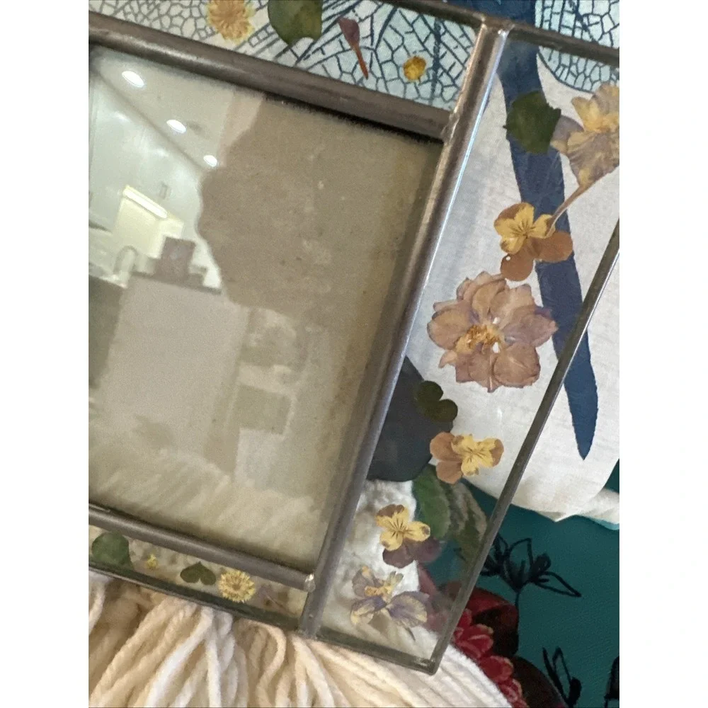 Pressed Flower Vintage Carr Frame3.5X5